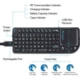thumbnail image 3 of Mini Keyboard,Wireless Keyboard with Touhpad,Keyboard Remote for Smart TV,Android TV Box,PC,Laptop,Windows,Mac, 3 of 8