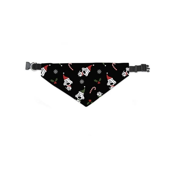 Christmas Dog Mistletoe Pattern Bandana  -Image by Shutterstock,  Medium