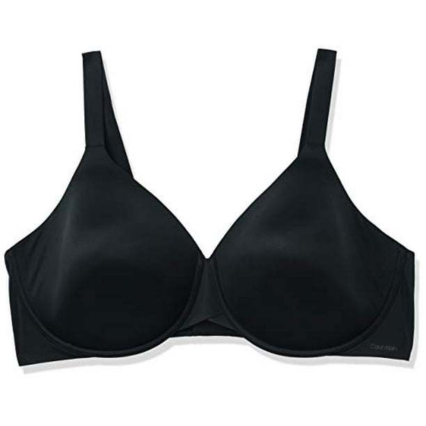 Tanke utålmodig Svinde bort Calvin Klein Women's Perfectly Fit Lightly Lined Memory Touch T-Shirt Bra,  Black, 34B - Walmart.com