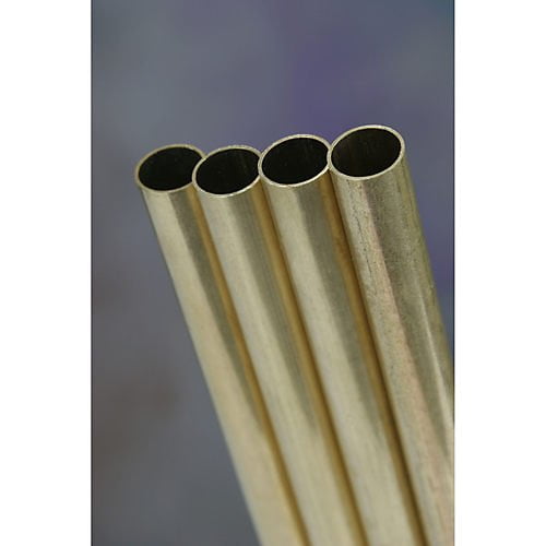 2 Each Square Brass Tube 3/32 Carded 