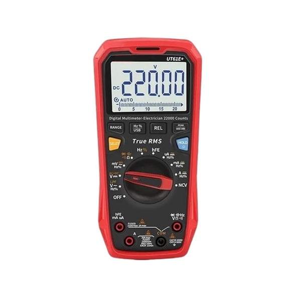 UT61E Digital Display Smart Multimeter True RMS High Precision 1000V AC DC Voltage Tester 22000 Counts Current Meter ,Versatile Measurement