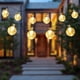 thumbnail image 4 of Injueey Guirnalda de luces solares para exteriores, 60 luces Led de globo de cristal con 8 modos, luz de Patio alimentada por energía Solar Iluminación navideña, 4 of 6