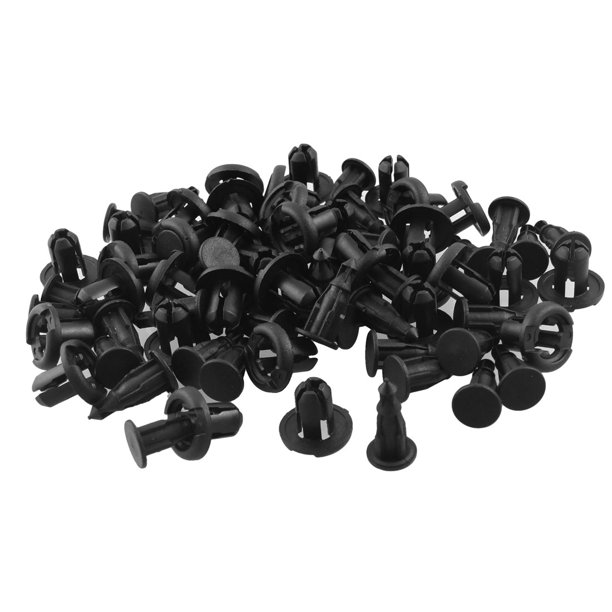 50 Pcs 11mm Plastic Retainer Fastener Fender Splash Shield Clips