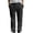 Dark Gray, variant on Mens Corduroy Pants Straight Leg Elastic Drawstring Waist Soft Stretch Relaxed Fit Trousers with Pockets