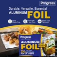 thumbnail image 5 of Pop-Up Aluminum Foil Wrap Sheets 9 x 10 3/4 Silver 200 per Box - Non-stick Heavy Duty aluminum foil sheets for Restaurants, Delis & Catering (9" x 10 3/4", 200), 5 of 7