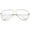 Gold / Clear, variant on Oversize Full Metal Flat Top Aviator Glasses Clear Flat Lens 60mm (Silver / Clear)