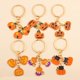 thumbnail image 1 of LLavero de Halloween para mujer y hombre, colgante divertido de fantasma de calabaza, llavero dividido, bolso de mano, auriculares, regalos de fiesta, accesorios de joyería, 1 of 3