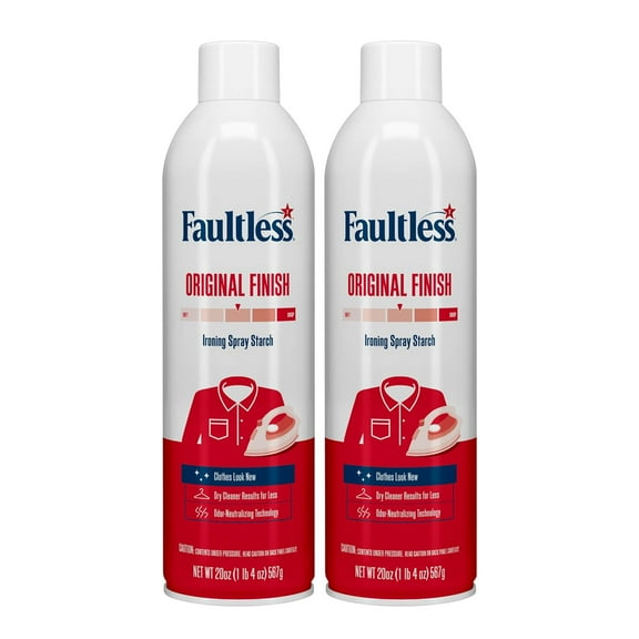 Faultless Original Finish Ironing Spray Starch, 20 Oz (Pack of 2)