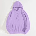 thumbnail image 5 of Clearance Sales Today Deals Prime Hoodie Women Women's Solid Color Long Sleeved Letter Printed Hooded Sweater, 5 of 5