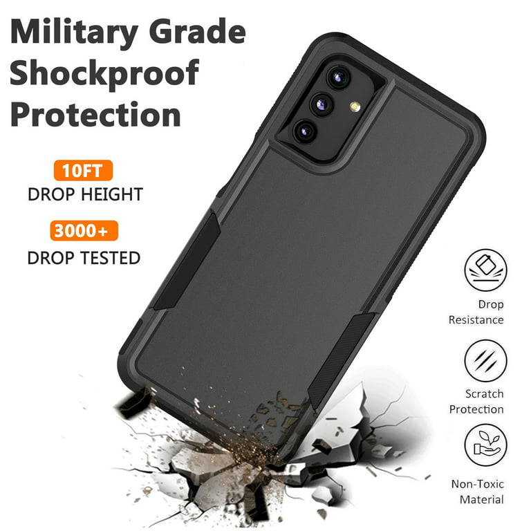 Njjex Samsung Galaxy S23 Ultra 5G Case With Screen Protector,Military Grade  Full Body Double Layer Protection Shock Resistant Drop Resistant TPU