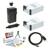 GoPro HD Hero3 3+ Accessory Kit with (2x) Extended Batteries, AC/DC Battery Charger, HDMI to Micro HDMI Cable and Cleaning Kit