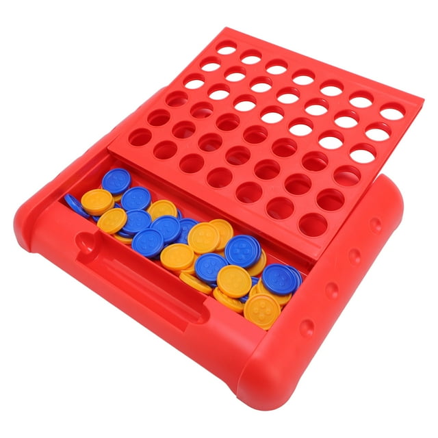 Juego De Cuatro En , Reversible Para 2 Jugadores, 4 En , Juego De Mesa De Estrategia Segura Para Niños, Niños Y Niñas