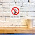 thumbnail image 4 of GOOHOCHY 6Pcs No Smoking Signs For Business PVC Multi Safety Warning Sign For Outdoor Use, 4 of 6