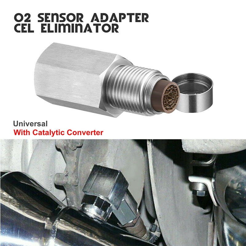 Mini Oxygen O2 Sensor Spacer Adapter Bung Converter Check Engine Light Universal