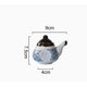 thumbnail image 1 of 1 pieza de olla de vinagre for salsa de soja y sushi ondulado, 1 of 2