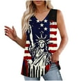 thumbnail image 2 of GaThRRgYP Women's Sleeveless Round Neck Padded Shoulder Blouse,Women's Sleeveless Off-Shoulder Top,2025 Women's Spring and Summer New Tank Neck Print Casual Fashion Top Yellow L, 2 of 8