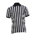 thumbnail image 2 of Camisa de árbitro a rayas para hombre, camiseta de moda para exteriores, viajes, camping, trabajo y fiestas. SG, 2 of 9