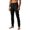 Black, variant on Men's Slim Dress Chinos Solid Trousers Everyday Smart Casual Wear Grey XXXL
