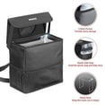 thumbnail image 2 of SHILIU-Car Trash Can with Lid - Car Trash Bag Hanging with Storage Pockets Collapsible and Portable Car Garbage Can with Metal Rack Support, X-Large, LJT23G06_01_EO, Black, 2 of 4
