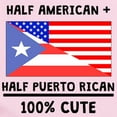 thumbnail image 2 of CafePress - Half Puerto Rican 100% Cute Body Suit - Baby Light Bodysuit, Size Newborn - 24 Months, 2 of 4