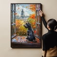 thumbnail image 6 of Canvas Wall Art for Living Room - Standard Schnauzer Dog Poster Print Vintage Home Decor Pets Oil Painting Autumn Room Decor, 6 of 6