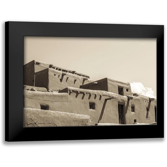 Larson, Nathan 14x11 Black Modern Framed Museum Art Print Titled - Southwest Adobe