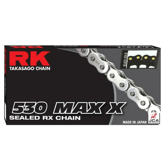 RK 530 Max-X Black/Gold Chain 150 Links (530MAXX-150-BG)