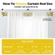 thumbnail image 2 of Juego de Barras Dobles para Cortinas Guankai Ajustable de 45 a 90 pulgadas en Dorado con Varillas de 16 a 48 pulgadas, 2 of 7