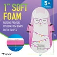 thumbnail image 2 of Flybar Kids 36' Llama Foam Toboggan Snow Sled for Kids with Slick Bottom for Kids, Ages 6+, 2 of 8