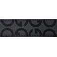 thumbnail image 2 of Charcoal G Logo Style Designer Leather Belt with Silver Chrome Metal Buckle, 2 of 2