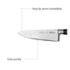 thumbnail image 4 of HUDSON VALLEY Cuchillo Prof de 20 cm, Cuchillo Tinchador de Acero Inoxidable con Mango Remachado, Utensilio de chef de Cocina para Cortar, Picar y Rebanar, Best Kitchenware, 4 of 5