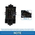 thumbnail image 4 of Interruptor de ventana eléctrica Unique Bargains No.8481032070 para el lado del pasajero derecho delantero trasero para Toyota Camry Corolla 4Runner Negro, 4 of 7