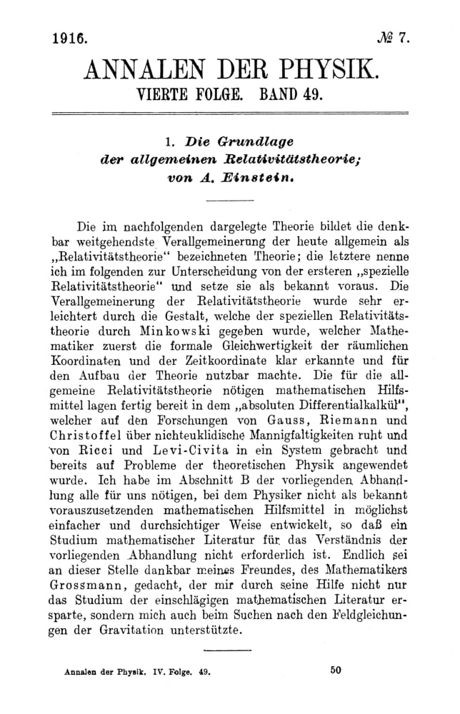 Einstein research paper on relativity picture