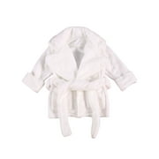 Sunisery Baby Girls Boys Plush Bathrobe Plain Kimono Gown Towel Robe Nightwear