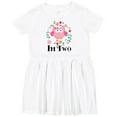 thumbnail image 3 of Inktastic 2nd Birthday Owl for 2 Year Old Girls Girls Toddler Dress, 3 of 5