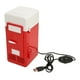 thumbnail image 5 of Refrigerador USB con aislamiento de refrigeración, pequeño, portátil, de bajo decibelio, ahorro de energía, refrigerador de semiconductores para automóvil, color rojo, 5 of 15