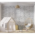 thumbnail image 6 of Tiptophomedecor Background & Patterns Wallpaper Wall Mural - White Brick, 6 of 8