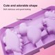 thumbnail image 4 of Paletas De Silicona Moldes De Helado De Animales De 3 Cavidades Con 12 Palos Para Helado Casero Diy 2 Uds Moldes Minnieouse HA036619-00, 4 of 6