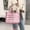 Pink-PK-clearacne, variant on OEFNTAC Women's Tote Bag Large Shoulder Bag Padded Winter Handbag Space Tote Shopping Down Lined Large Capacity 13x7.87x7.08in