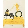 thumbnail image 3 of PI Studio 20x24 Black Modern Framed Museum Art Print Titled - Cherub Clock, 3 of 5