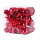 thumbnail image 4 of 45 Unids Bolas de Navidad Adornos Colgantes de Guirnalda Colgantes de Navidad inastillable para Aniversario, Hogar, Corona, Acción de Gracias, , Rojo BLESIY bolas colgantes, 4 of 8