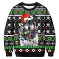 thumbnail image 1 of Suéter de Navidad feo de Papá Noel para hombres y mujeres, regalo de Navidad 3D, máquina de juego de oso de coche impresa, Tops de puente de fiesta de vacaciones, sudadera de Navidad, 1 of 4