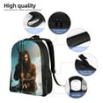thumbnail image 3 of Aquaman Backpack, Travel Laptop Backpack, Water Resistant College Computer Bag, Durable Daypack, Fit 16 Inch Notebook, 3 of 8