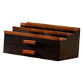 thumbnail image 3 of Expositor de perfumes para hombre, organizador de mostrador de 3 niveles, versátil, de madera, para tocador y maquillaje., 3 of 8