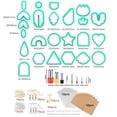thumbnail image 2 of Coupe-Bordures, Coupe-Argile en Plastique de Formes Variées, 2 of 6
