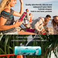 thumbnail image 3 of ZEALOT S22 Black Portable Speakers Wireless BT Speaker fm Radio Outdoor Subwoofer+Flashlight+Power Bank,Support TF Card,AUX., 3 of 5