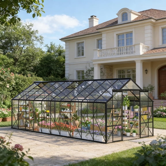 Greenhouses For Outdoors Practical Greenhouse,Spacious Walk-in Garden Greenhouse