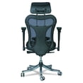 thumbnail image 2 of Pemberly Row Chaise de Direction Ergonomique Ergo Ex en Plastique avec Roulettes, Noire, 2 of 4