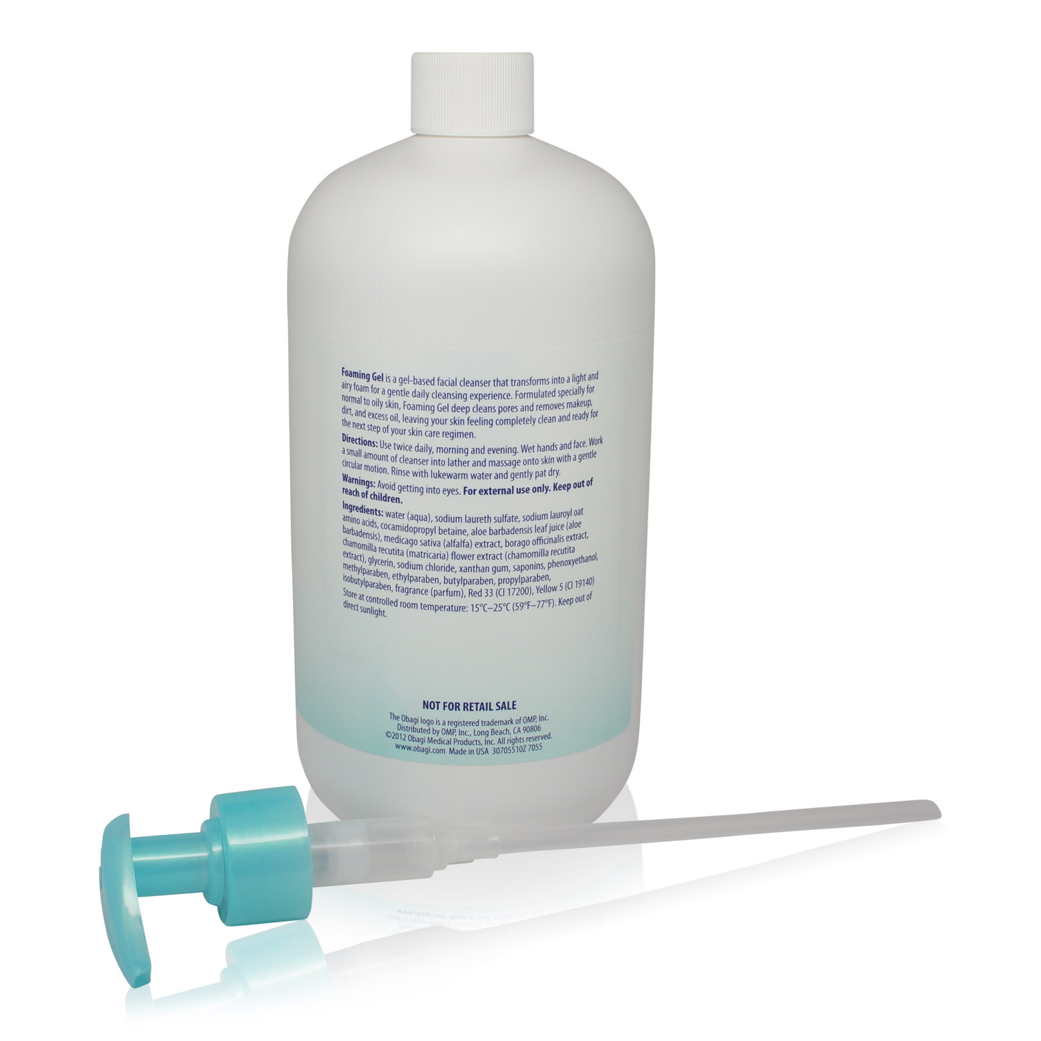 Obagi Back Bar Foaming Gel 33.8 fl oz (1.0 L)