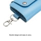 thumbnail image 4 of Funda de Llave Uxcell, 1 paquete Soporte de Llave de Cuero PU con 6 Llaveros para Colgar Llaves Azul, 4 of 5